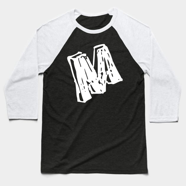 M Baseball T-Shirt by Oluwa290